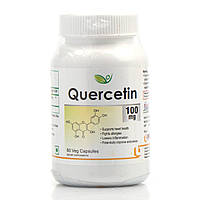 Кверцетин Біотрекс Quercetin 100mg Biotrex 60 veg.capsules для дихальної системи, при грипі, застуді