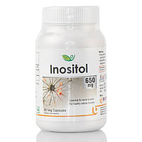 Инозитол 650 мг Inositol Biotrex 60 veg.capsules витамин В 8 при поликистозе, инсулинорезистентности