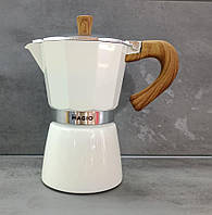 Гейзерна кавоварка з алюмінію на 6 чашок. ТМ "Magio"