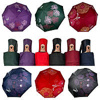 Оптом Женский складной зонт полуавтомат на 9 спиц от Toprain с принтом цветов, 137