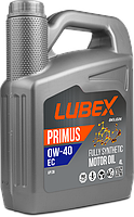 Моторна олива LUBEX PRIMUS EC 0w40 API SN 4л