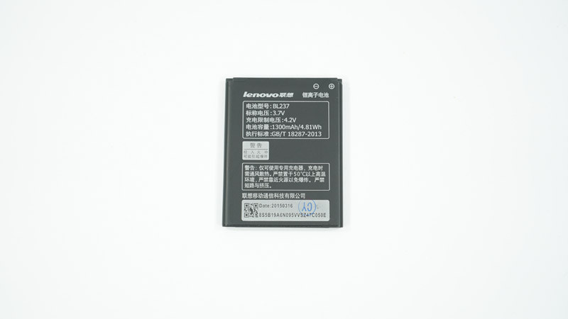 Акумулятор (батарея) для смартфона (телефону) Lenovo BL237 (A355e) 3.7V 1300mAh 4.81Wh