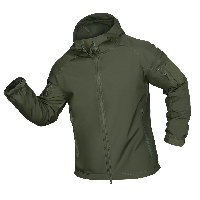 Куртка тактическая демисезонная мужская для силовых структур Stalker SoftShell Олива (7225), XL KU-22