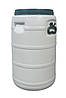 Біла бочка 40л широка горловина для води, молока і засолки, фото 2