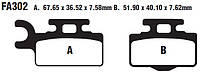 Гальмівні колодки EBC FA302TT