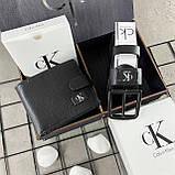 Подарунковий набір Calvin Klein (Ремінь + Гаманець), фото 6