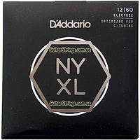 Струны D'Addario NYXL1260 Nickel Wound Carbon Core Extra Heavy 12-60