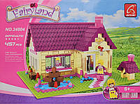 Дитячий блочний конструктор FairyLand "Заміський будиночок" 457 деталей || Конструктор для дітей