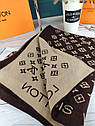 Теплий шарф палантин хустка Louis Vuitton Луї Вітон ТУРЦИЯ, фото 4