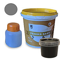 Фарба емаль для реставрації ванн Fеniks Easy 800г колір Сірий