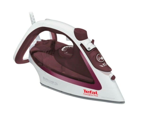 Праска Tefal FV 5714 сток (2600 Вт, дуріліумна підошва, паровий удар 190 г/хв, кабель 2м)