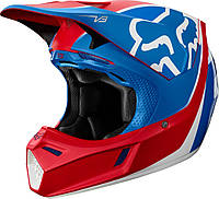 Мотошолом FOX V3 KILA HELMET BLU/RD S