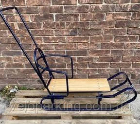 Дитячі санки з ручкою штовхачем Люкс (Україна) трансформери