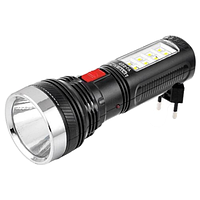 Аккумуляторный фонарь Luxury/Yajia 227, 1W+8SMD (TV)