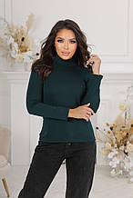 Водолазка тепла 025 Темно-зелена