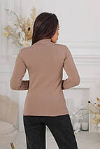 Водолазка тепла 025 бежевий, фото 4