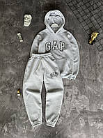 Мужской Теплый Спортивный Костюм GAP Серый