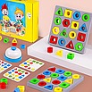 Головоломка іграшка для дітей, розвиваюча іграшка допоможе вивчити кольори та різні форми, фото 3