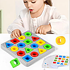 Головоломка іграшка для дітей, розвиваюча іграшка допоможе вивчити кольори та різні форми, фото 5