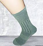 Трекінгові шкарпетки теплі чоловічі 42-45р хакі / 12 пар, фото 3