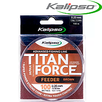 Леска Kalipso Titan Force Feeder BR 100m 0.20mm