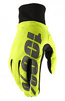 Водостійкі моторукавиці Ride 100% Hydromatic Waterproof Glove Neon Yellow L