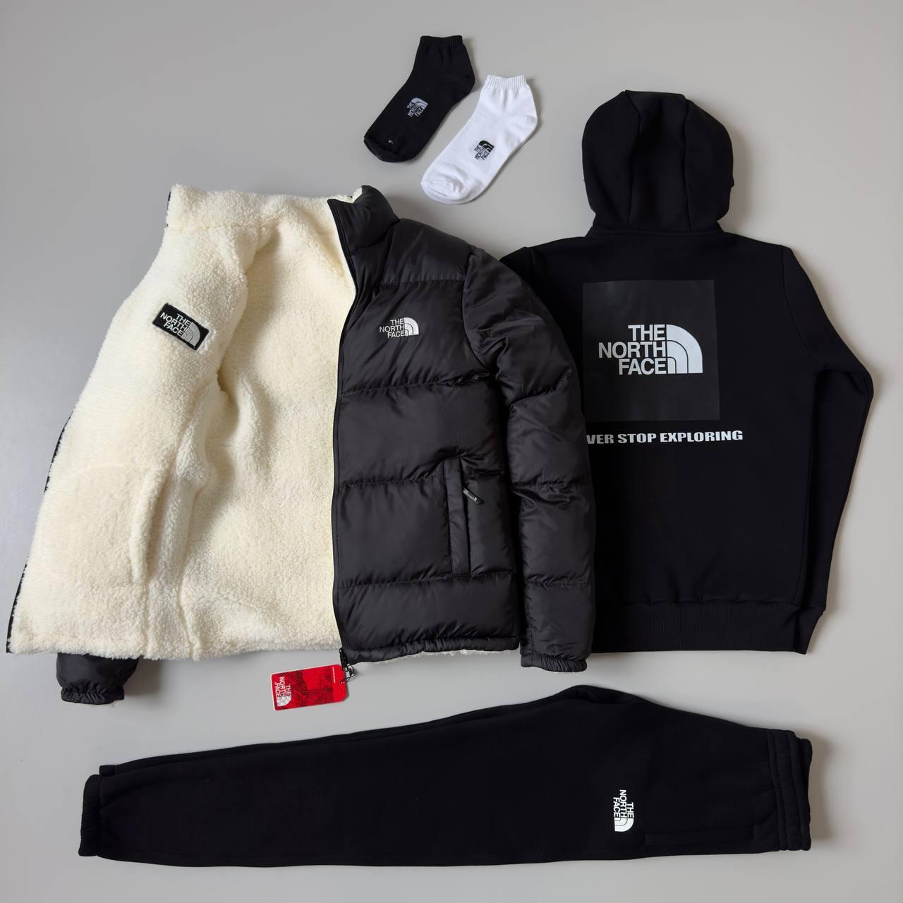 Теплий чоловічий спортивний костюм The North Face