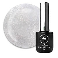 Гель-лак Saga Professional Glow Cat 08 срібло. 9 мл