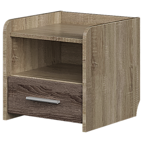 Тумба приліжкова Бриз Еверест в спальню дуб сонома/трюфель