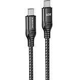 Type-c to type-c кабель Borofone BX56 60 W 1m, Кабель тайпсі тайпсі для швидкого заряджання, дріт тайпси type c, фото 5