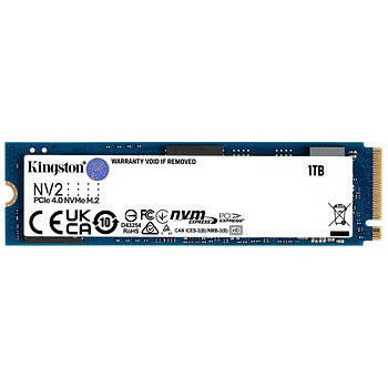Накопичувач SSD: M.2 1 Tb Kingston NV2 2280 NVMe PCIe 4.0 x4 (SNV2S/1000G)