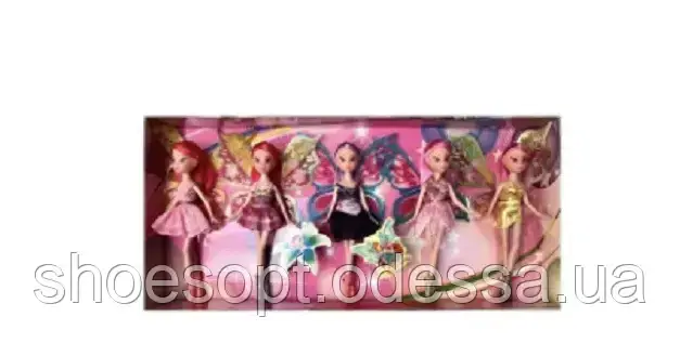 Лялька Winx Вінкс із крилами набір 5 ляльок, фото 1