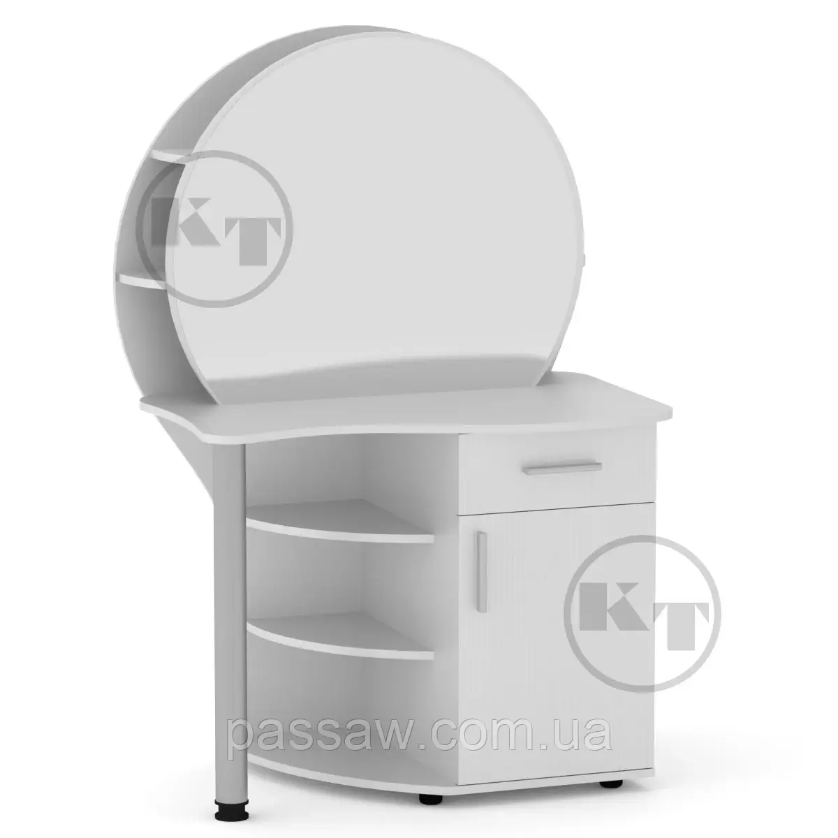 "Трюмо - 3" - Стиль та Зручність у Спальні. Це оригінальне дизайнерське рішення для вашої спальні, фото 1