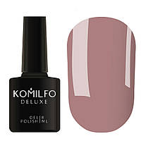 Гель-лак для ногтей Komilfo Deluxe Series №D060 темное какао, эмаль, 8 мл
