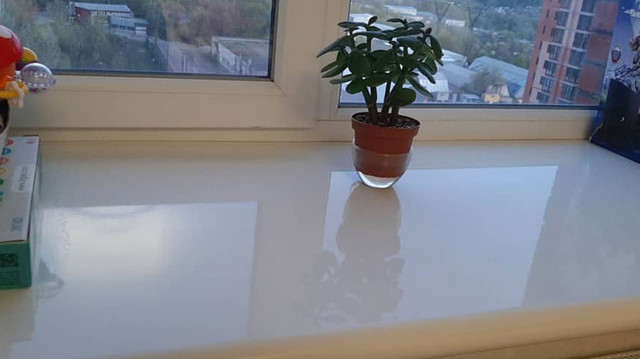 Підвіконня Лсгард білий глянець Підвіконня Лсгард білий глянець