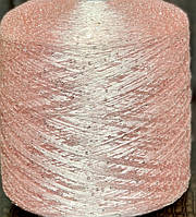 Мікропайєтка на поліестері колір рожевий зі срібною пайєткою 2мм