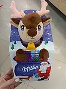 Новорічний подарунок з іграшкою Milka 96,5г. Німеччина, фото 4