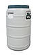 Біла бочка 40 л широка горловина для води,молока та засолювання, фото 2