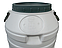 Бочка харчова 60 л біла пластикова низька бідон широка горловина для молока та води, фото 2