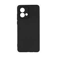 Чехол-накладка для Motorola G84 5G, противоударный, силиконовый, Black с защитой камеры