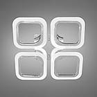 Світлодіодна люстра 55 Вт з пультом д/к та димером колір каркасу хром D-AS9171/4HR, фото 4