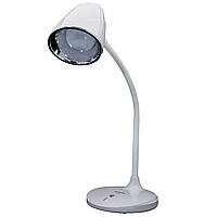 Лампа настольная Quantum QM-TL1050 KONTI (3W/LED/USB/2400mAh/сенсор/встроенный аккумулятор) белый (TV)