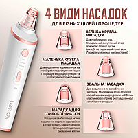 Вакуумний очищувач пор XPREEN 037 Пристрій від чорних точок, алмазний пілінг, вакуумний масаж (XPR-037), фото 3