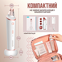 Вакуумний очищувач пор XPREEN 037 Пристрій від чорних точок, алмазний пілінг, вакуумний масаж (XPR-037), фото 10