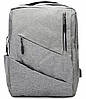 Рюкзак + сумка + гаманець для чоловіків BAG 1935 з USB, фото 3