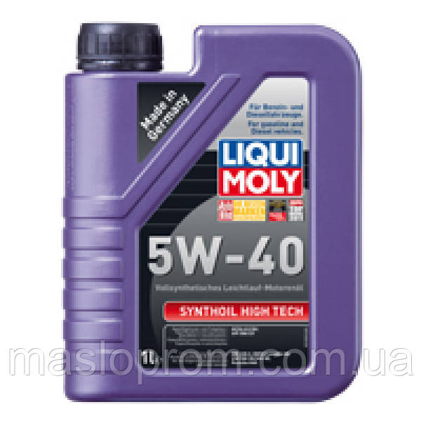 Синтетична моторна олива - Synthoil High Tech SAE 5W-40 1л.