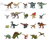 Набор 20 динозавров мини фигурки Jurassic World Dominion Mini multipack 20 dinosaurs