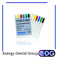 Пульпоэкстракторы Endostar Barbed Broaches Poldent