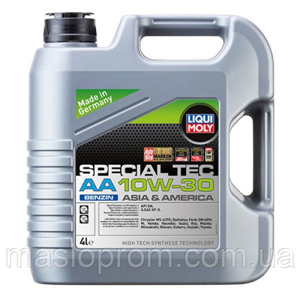 (Подарунок повітряний фільтр) Напівсинтетична моторна олива - Special Tec AA Benzin SAE 10W-30 4л.