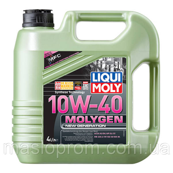 Напівсинтетична моторна олива - Molygen New Generation 10W-40 4л.